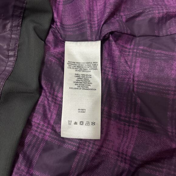 Mountain Hardware Women's Down Puffer 650 Down Jacket Recco White Pink Parka - Picture 12 of 12